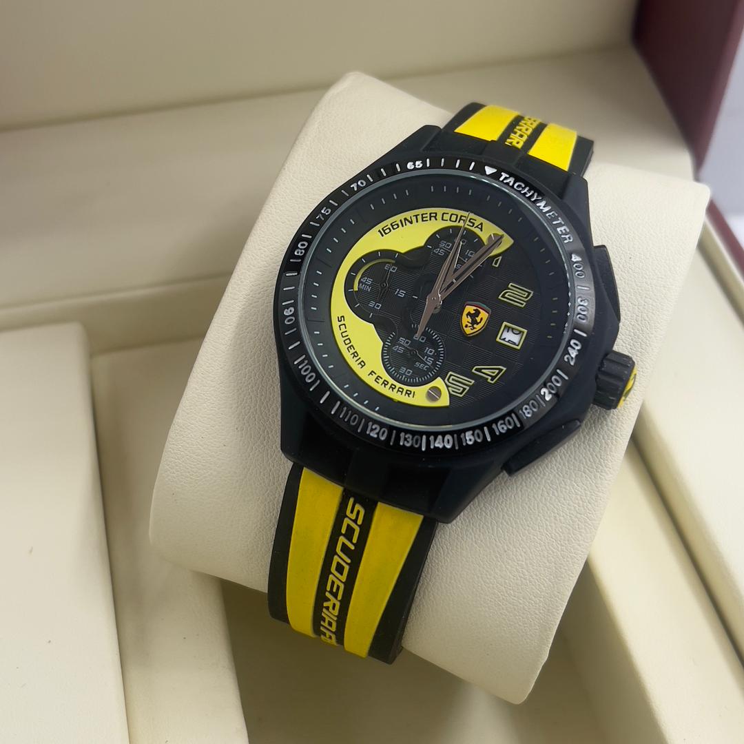 Ferrari Rubber Strap Wristwatch
