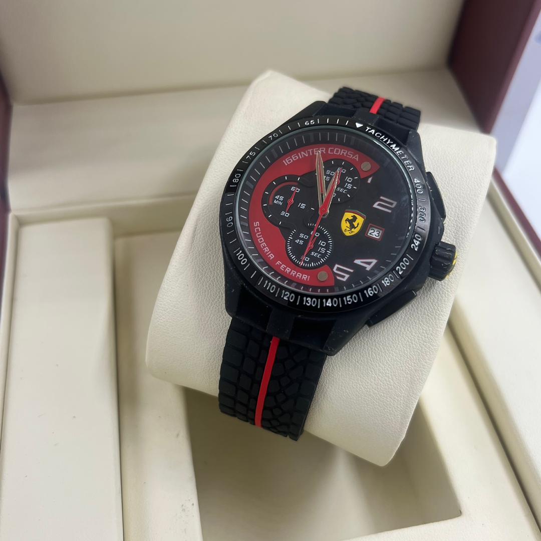 Ferrari Rubber Strap Wristwatch